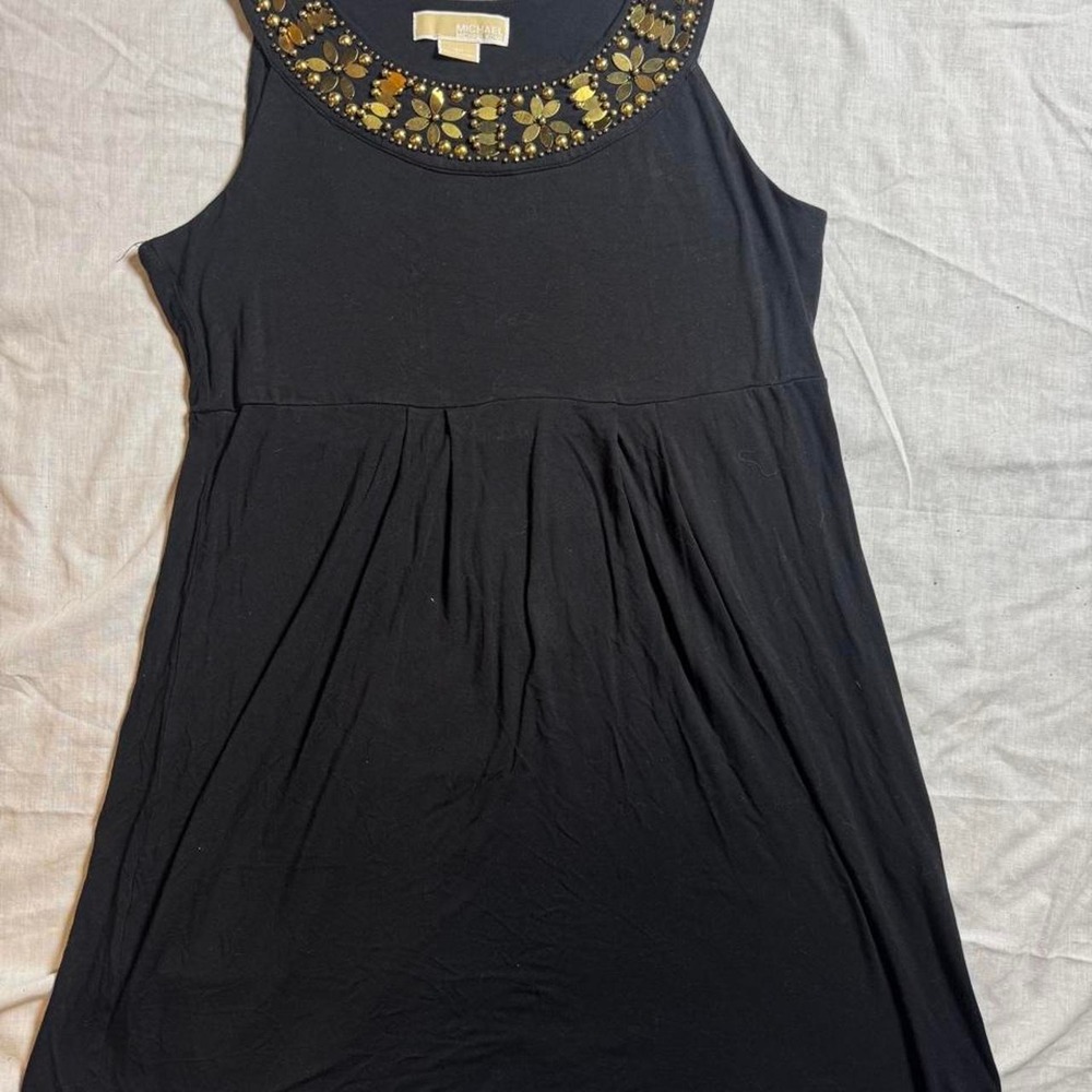 Micheal Kors dress with gold embellishments